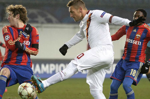 CSKA Moscow – AS Roma: 1-1: Totti là chưa đủ - 1