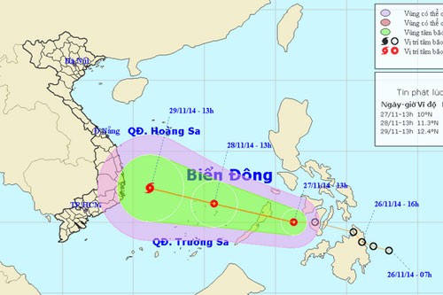 Áp thấp nhiệt đới hướng về Đà Nẵng - Kiên Giang - 1