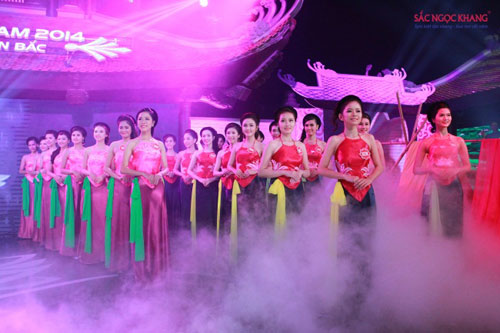 Hoa hậu VN 2014: Mãn nhãn với vẻ đẹp thí sinh phía Bắc - 1