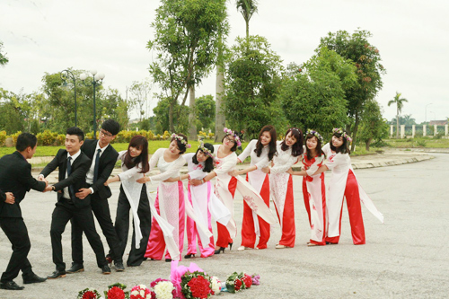 Phố thuê áo dài rẻ nhất Hà Nội - 5