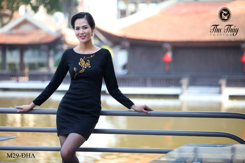 Đông quyến rũ với đầm len - 7