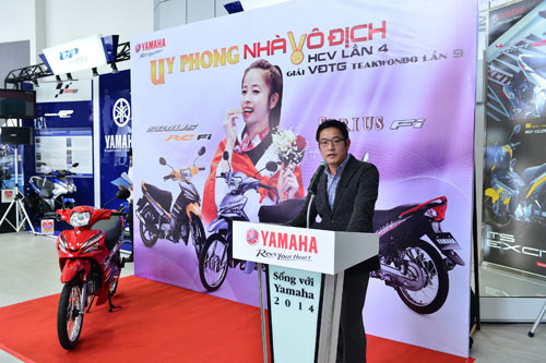 Yamaha trao tặng giải thưởng cho VĐV 4 lần vô địch thế giới - 1