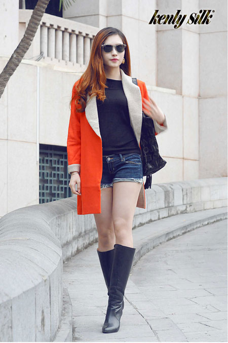 Những mẫu áo choàng tươi trẻ mùa thu đông 2014-2015 - 2