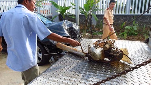 CSGT tông chết 2 dân phòng, 5 người khác trọng thương - 4