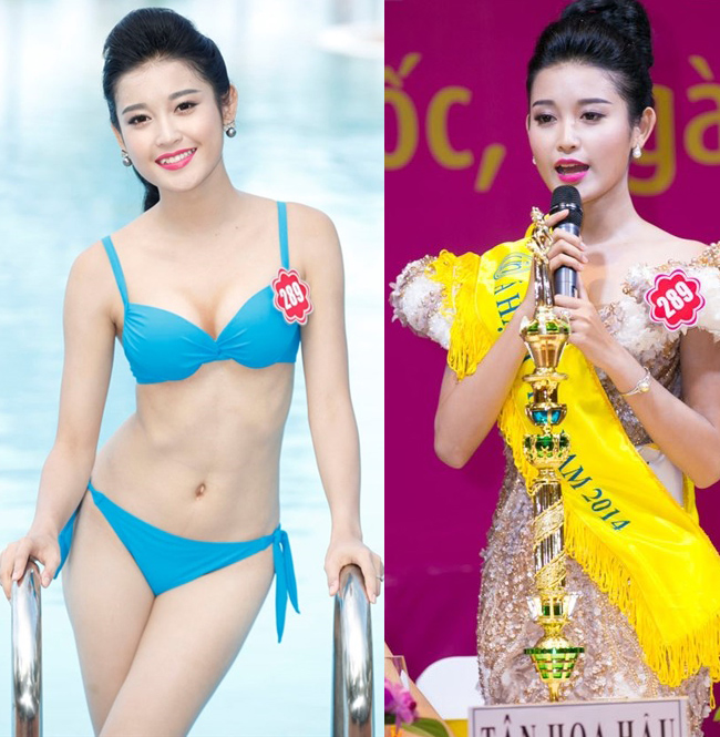 Hình ảnh dễ thương của tân á hậu trong hành trình dự thi Hoa hậu Việt Nam
