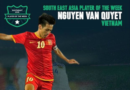 Tờ Goal chọn Văn Quyết xuất sắc nhất tuần ở Đông Nam Á - 1