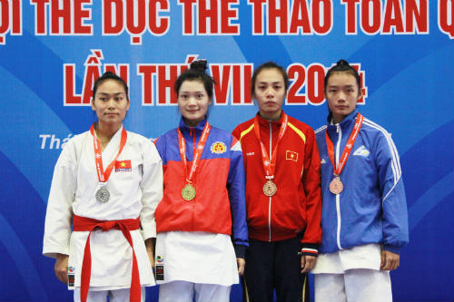 Nữ hoàng kata Hoàng Ngân giành HCV tại Đại hội TDTT - 2