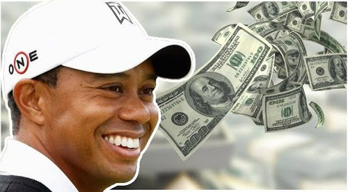 Sự nghiệp đi xuống, Tiger Woods vẫn "tiền vào như nước" - 1