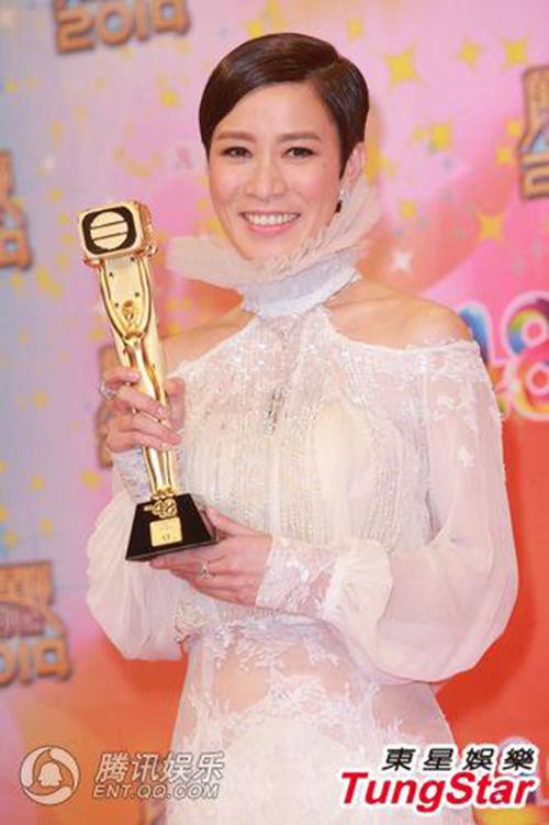 Xa Thi Mạn vượt mặt sao trẻ, soán giải ảnh hậu TVB - 1
