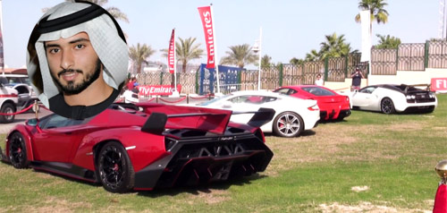 Ngắm dàn siêu xe “khủng” của Hoàng thái tử Dubai - 1