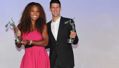 Djokovic, Serena được bầu chọn là “Tay vợt của năm” - 1