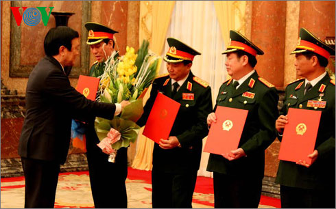Phong hàm Thượng tướng cho 4 sĩ quan quân đội - 1