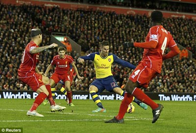 TRỰC TIẾP Liverpool - Arsenal: Người hùng Skrtel (KT) - 10