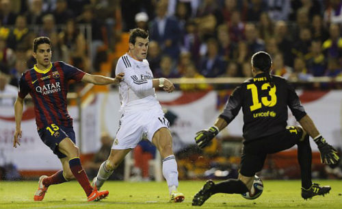 "Cơn lốc" Bale solo hạ gục Barca đẹp nhất Real 2014 - 2