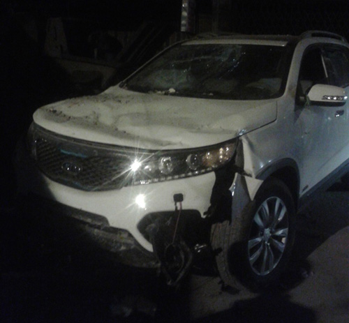 Hà Nội: “Xế hộp” đâm thủng tường nhà văn hóa trong đêm - 4