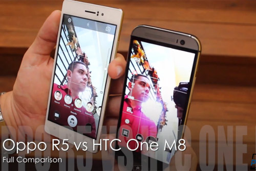 HTC One M8 vs Oppo R5: Mạnh mẽ đọ siêu mỏng - 1
