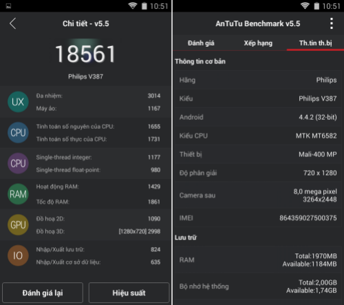 Đánh giá điện thoại pin “khủng” Philips V387 - 3