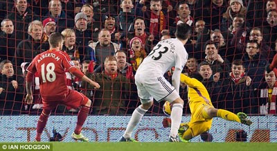 TRỰC TIẾP Liverpool - Swansea: Hàng công thăng hoa (KT) - 4