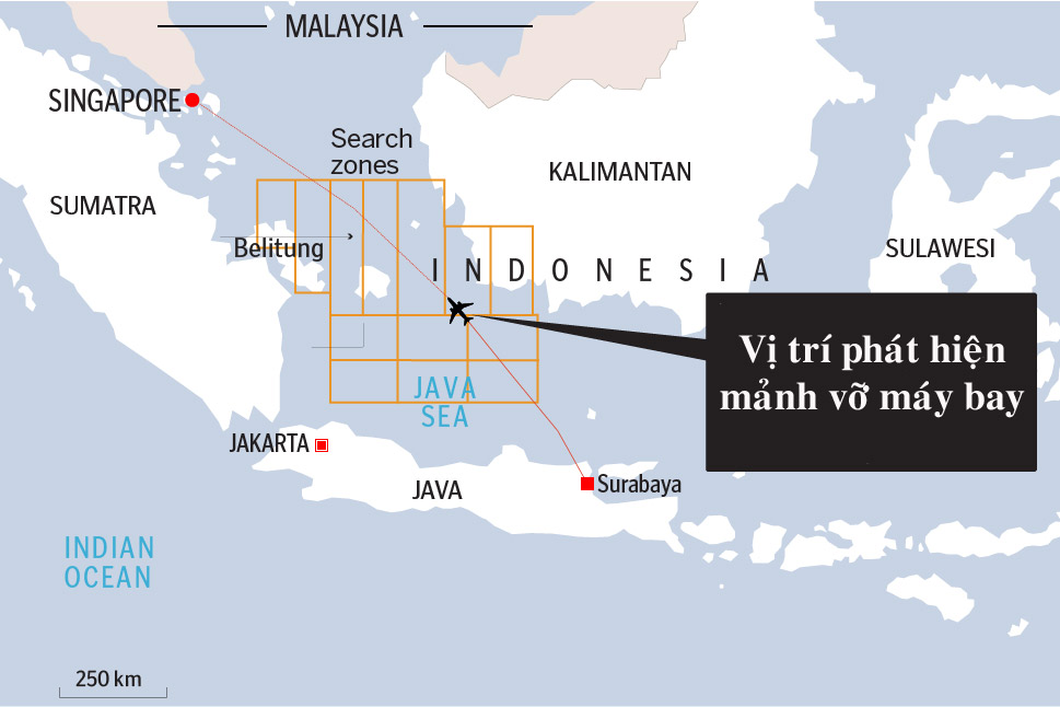 Indonesia xác nhận máy bay QZ8501 đã gặp nạn - 1