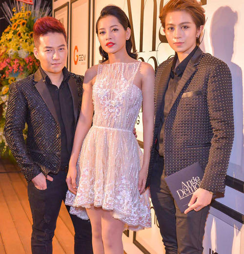 Phương Trinh, Chi Pu diện váy xuyên thấu trên thảm đỏ - 4
