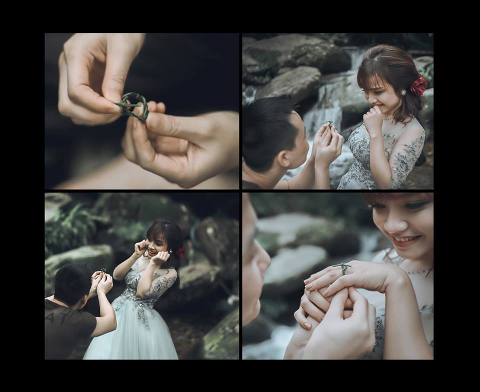 Ảnh cưới "người rừng" cầu hôn thiếu nữ xinh đẹp - 4