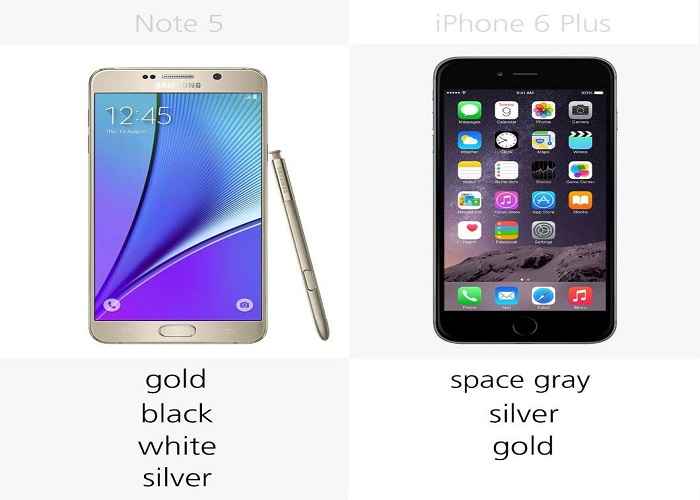 So sánh chi tiết giữa Galaxy Note 5 với iPhone 6 Plus - 5