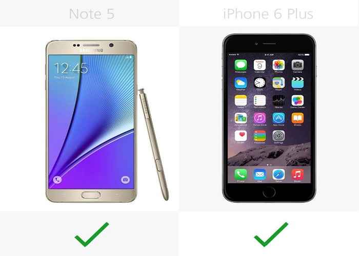 So sánh chi tiết giữa Galaxy Note 5 với iPhone 6 Plus - 4