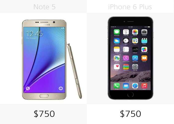 So sánh chi tiết giữa Galaxy Note 5 với iPhone 6 Plus - 13