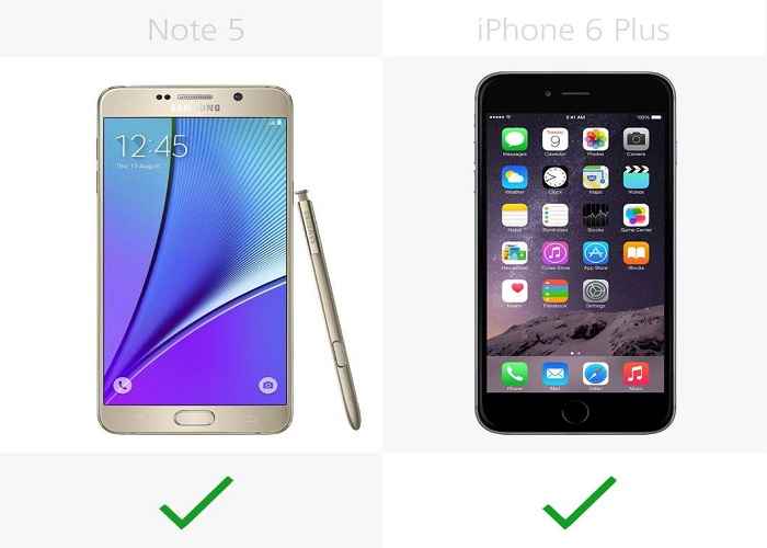 So sánh chi tiết giữa Galaxy Note 5 với iPhone 6 Plus - 10