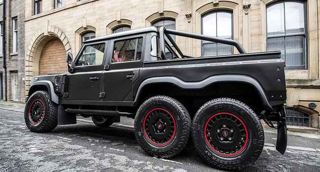 Hãng độ xe ra mắt Land Rover Defender pick-up 6 bánh - 3