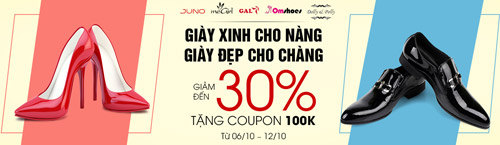 Khuyến mại tới 30% giày xinh cho nàng, giày đẹp cho chàng - 1