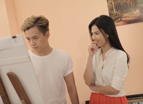 Ngô Kiến Huy làm họa sỹ điển trai - 7