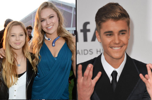 Rousey cạch mặt "hoàng tử nhạc Pop" Justin Bieber - 1