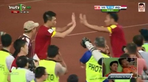 Việt Nam bị hòa, cầu thủ Thái Lan mừng như vô địch - 1