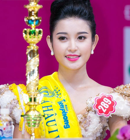 Đôi chân mày của Á hậu Huyền My gây ấn tượng đẹp - 1