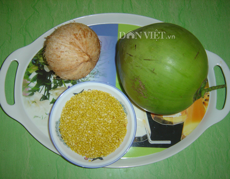 Thơm mát chè đậu xanh nước dừa xiêm Bến Tre - 1