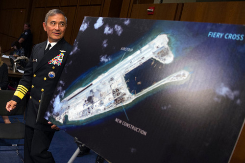 Mỹ sẽ tuần tra gần đảo nhân tạo TQ xây trên Biển Đông - 1