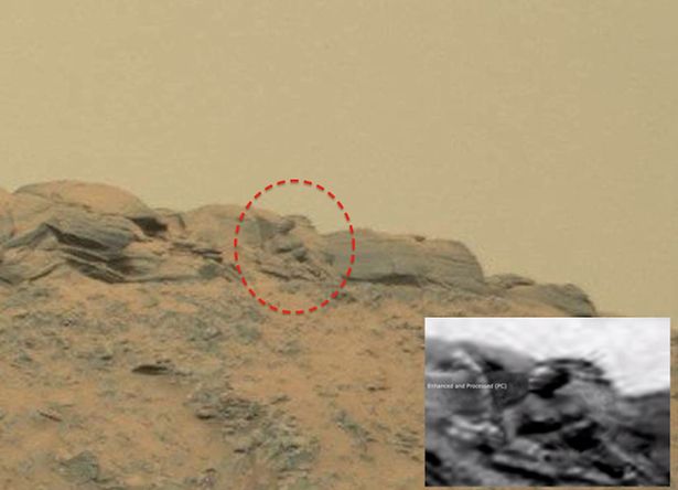 Phát hiện tượng Phật trên sao Hỏa - 1