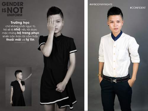 Bộ ảnh của những "cô nàng" từ chối mặc váy, áo dài - 2