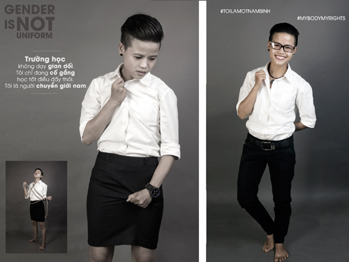 Bộ ảnh của những "cô nàng" từ chối mặc váy, áo dài - 3