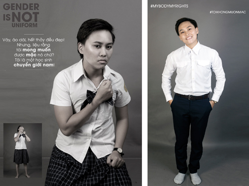 Bộ ảnh của những "cô nàng" từ chối mặc váy, áo dài - 4