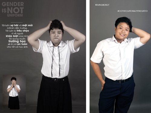 Bộ ảnh của những "cô nàng" từ chối mặc váy, áo dài - 7