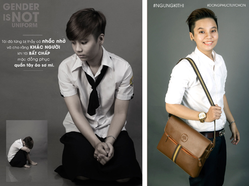 Bộ ảnh của những "cô nàng" từ chối mặc váy, áo dài - 9