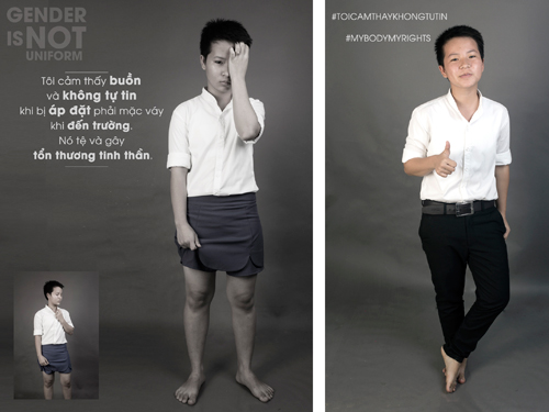 Bộ ảnh của những "cô nàng" từ chối mặc váy, áo dài - 8