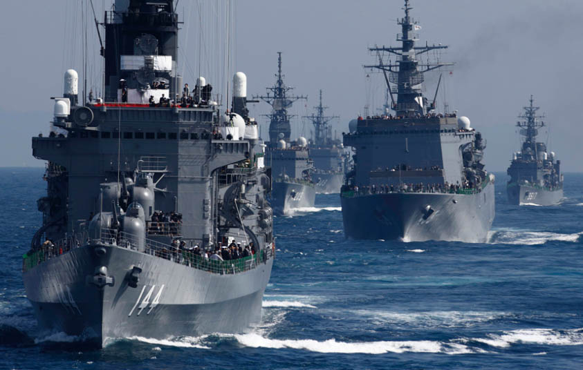 Nhật bất ngờ &#34;khoe&#34; sức mạnh dàn tàu chiến hoành tráng - 1