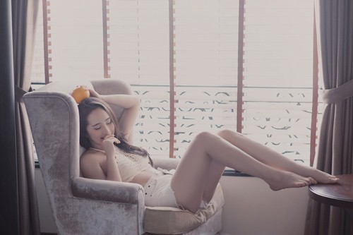 "Cá sấu" Quỳnh Nga khoe cơ thể gợi cảm với nội y - 3