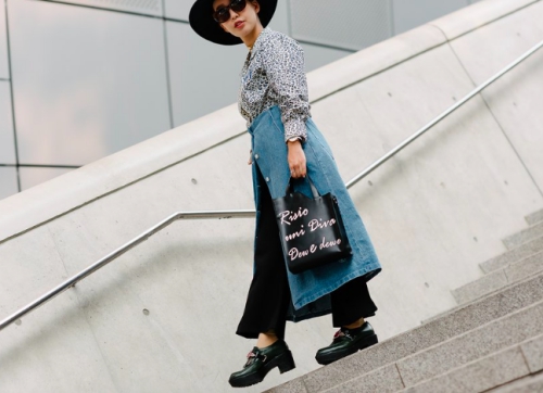 Tín đồ Hàn chơi đùa với thời trang trên phố Seoul - 7