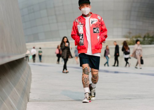 Tín đồ Hàn chơi đùa với thời trang trên phố Seoul - 5