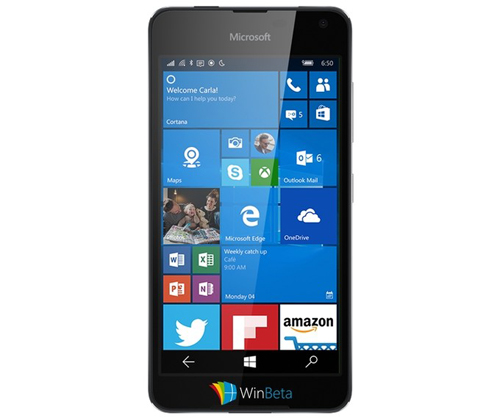Điện thoại giá rẻ Microsoft Lumia 650 lộ ảnh - 1