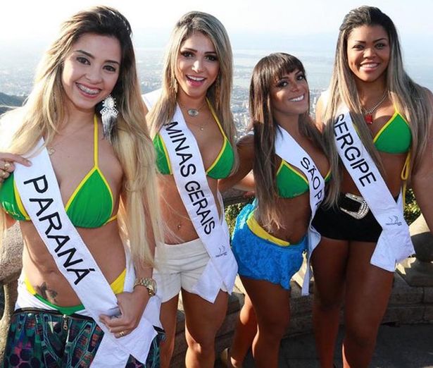 Dàn người đẹp Hoa hậu vòng 3 Brazil cực nóng bỏng - 1